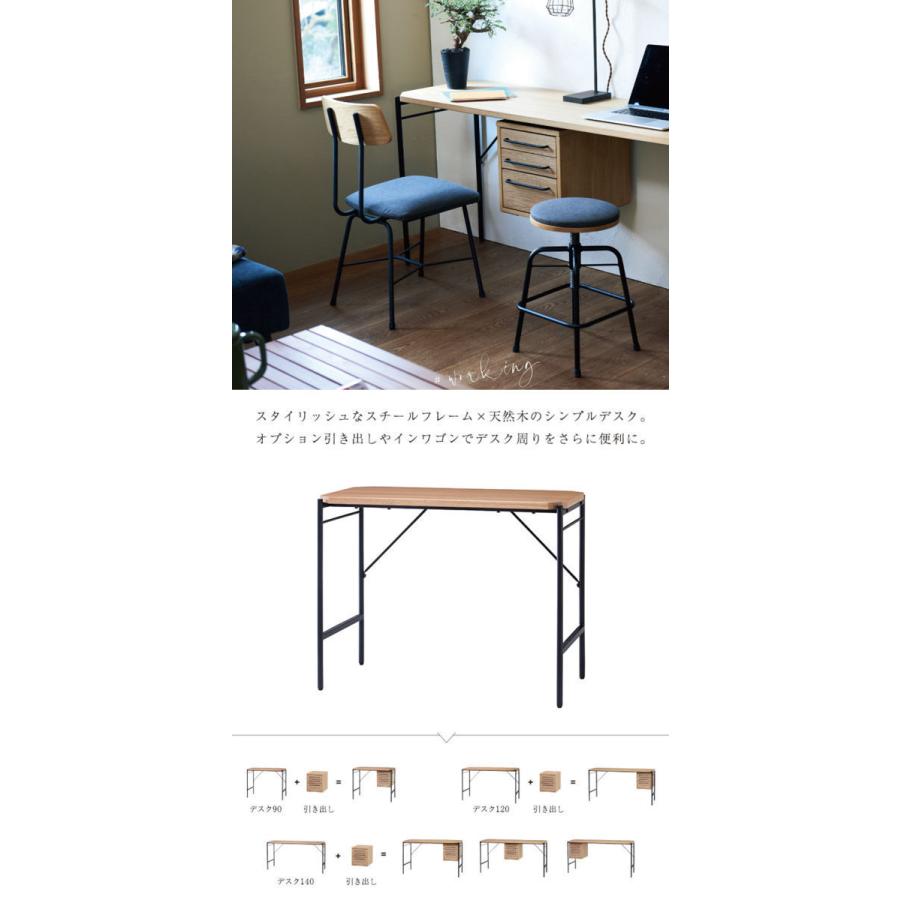 デスク ワークデスク 作業台 パソコンデスク 幅90cm 高さ70 コンパクト