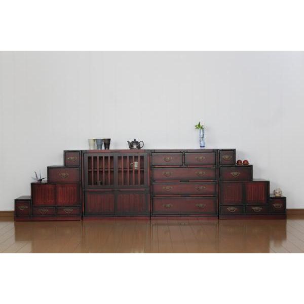 値下げ】 民芸調 チェスト キャビネット 民芸家具 和 タンス たんす