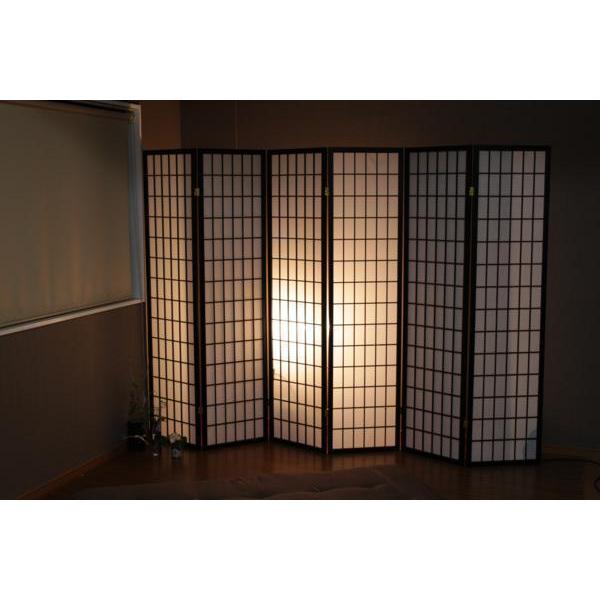 障子風 スクリーン 6連 ハイタイプ 間仕切り 仕切り 衝立