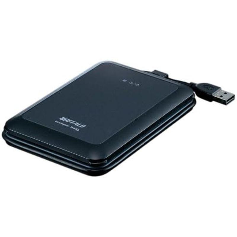 BUFFALO USB2.0 ポータブルHDD TurboUSB 500GB ブラック HD-PSG500U2