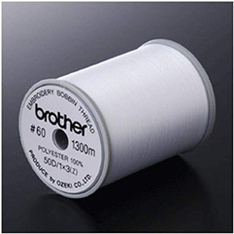 brother(ブラザー) 刺しゅう用下糸 1300M巻き EBT02 EBT02 ホワイト