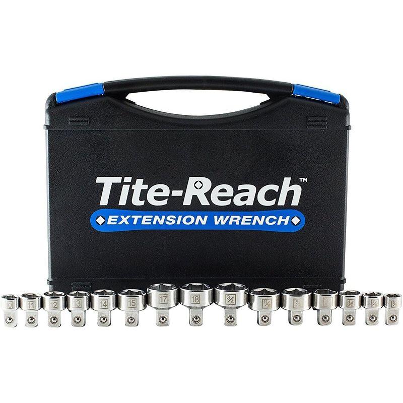 TITE-REACH EXTENSION WRENCH 3/8" ドライブロープロファイルソケットセット、クロムタイト、リーチ｜sanjose-market｜04
