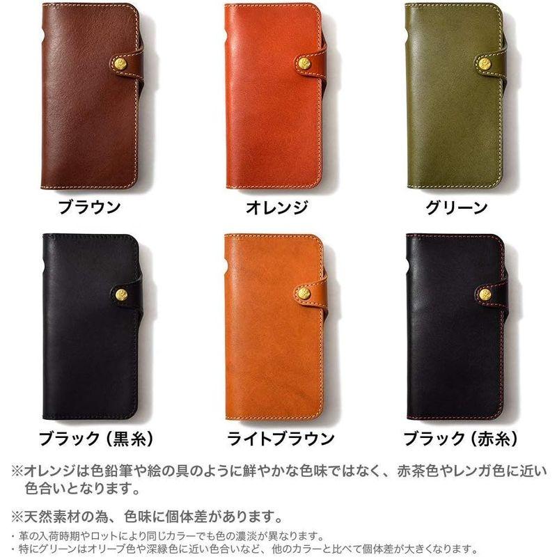 HUKURO iPhone SE (第3・2世代) 8 7 用 ケース 手帳型 革 レザー 右手持ち ライトブラウン｜sanjose-market｜04