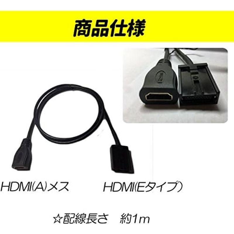 ピカイチ ギャザズナビ専用 HDMI接続コード 入力端子:HDMI タイプAコネクターメス/出力端子:HDMI タイプEコネクターオス IP｜sanjose-market｜04