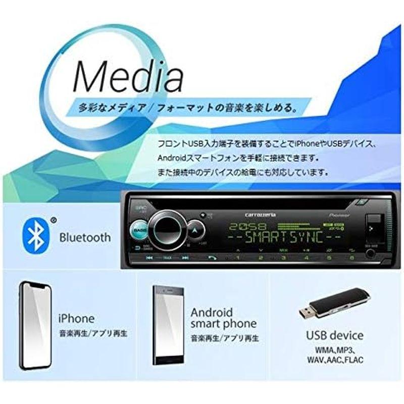 Pioneer パイオニア オーディオ DEH-6600 1D CD Bluetooth USB iPod iPhone AUX DSP カ｜sanjose-market｜02