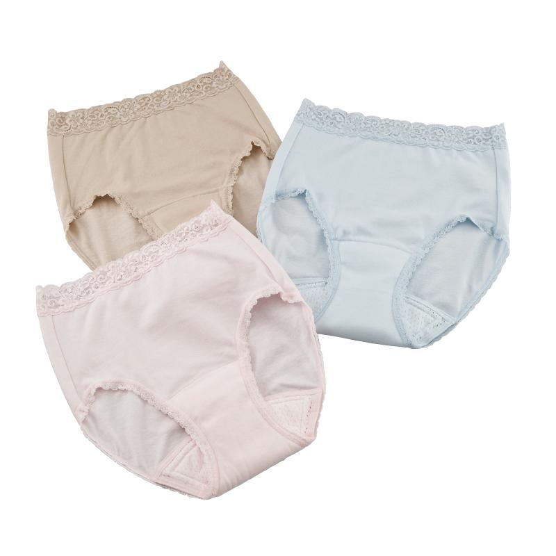 ウェルドライレギュラー 中（モカ・サクラ色・青碧） 3枚組 ダイエット、健康-おむつ、パンツ