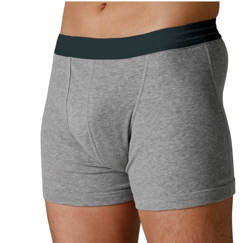 吸水ボクサーパンツ リラックス 杢グレー 1枚 4btmc14lqg ダイエット 健康 Yummums Hu