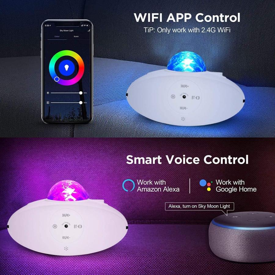 スタープロジェクターライト 家庭用プラネタリウム Wifi リモコン式 スマホappコントロール リモコン付 Bluetoothスピーカー タイマーなど Dyh Sl 007 山海工芸製品 通販 Yahoo ショッピング