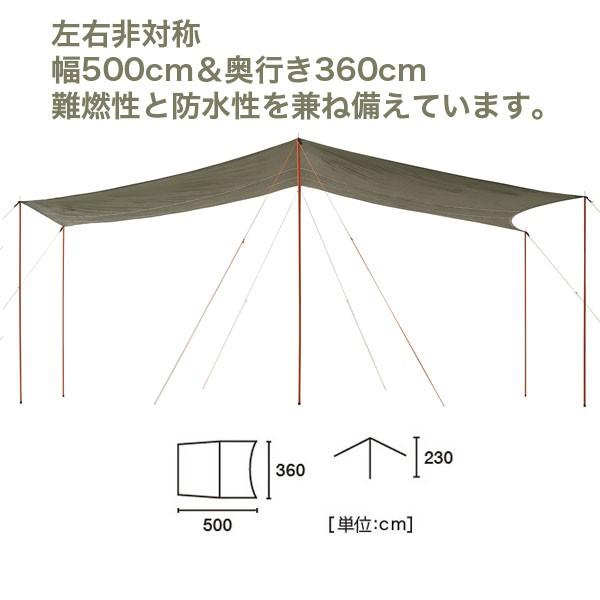 タープ ロゴス LOGOS neos LCドームFitレクタタープ 5036-AI