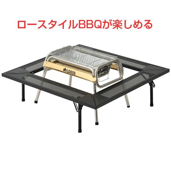 LOGOS（ロゴス） 残1 アイアン囲炉裏テーブル BBQ テーブルセット