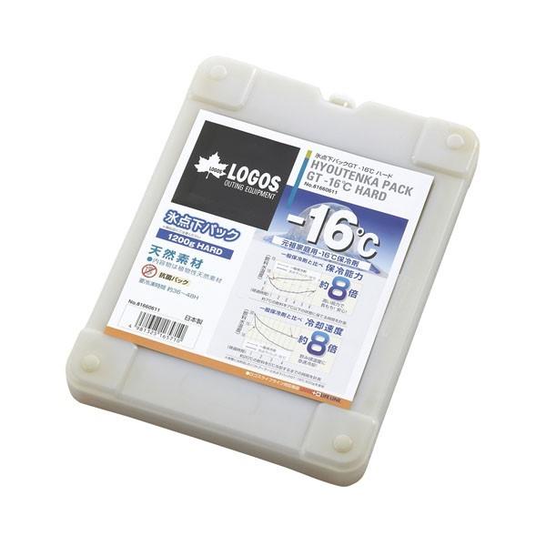 LOGOS 残1 保冷剤 ロゴス 氷点下パック GT-16℃・ハード 1200g 81660611