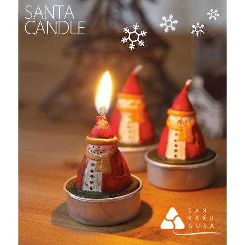 サンタのローソク（3個セット） : さんかく草 - 通販 - Yahoo!ショッピング