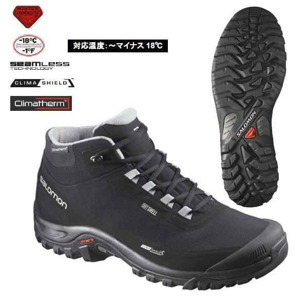SALOMON（サロモン） SALOMON SHELTER CS WP BLACK メンズシューズ 