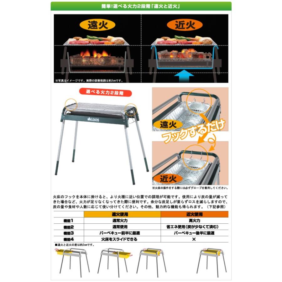 新品未使用・おまけ付】LOGOS バーベキュー チューブグリルプラスL