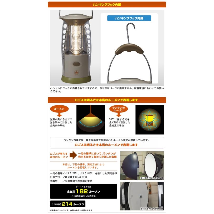 LOGOS（ロゴス） ランタン ライト LED ロケットパワーランタン 214