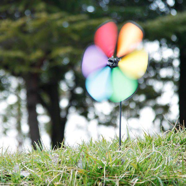 【新品】DADWAY スピードスター グリーン WL89106 ヴィンテージ風車 IN THE BREEZE》ウィンドスピナー（風車）SMALL RAINBOW DAZY