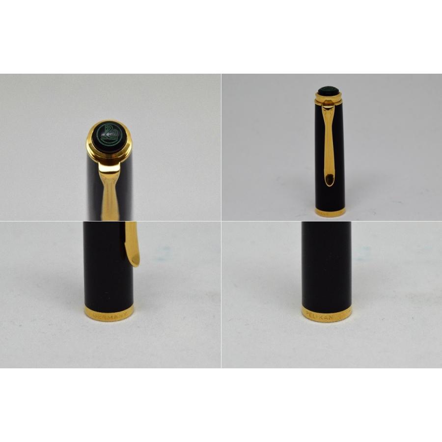 Pelikan（ペリカン） スーベレーン 万年筆 400 緑縞 ペン先M 14C 中古
