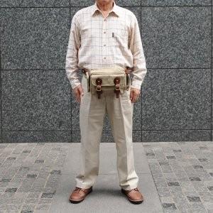 SILVER LAKE イケテイ シルバーレイククラブ 9号帆布 ウエストポーチ