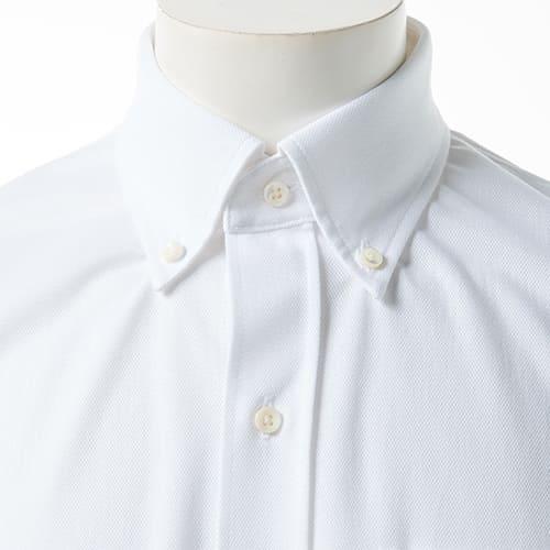 丸和繊維工業 インダスタイルトウキョウ 細番手鹿の子 ボタンダウン