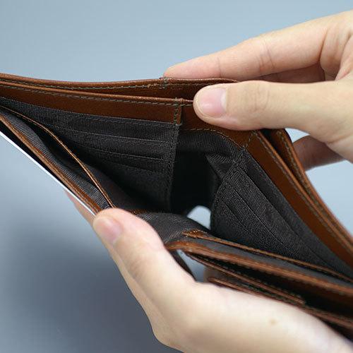 MILAGRO ビスポーク ミラグロ タンポナートレザー 21ポケット 二つ折り