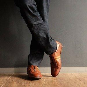 北嶋製靴 牛革レザーアップスニーカー レイヤーライン 5cmヒールアップ