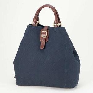 SILVER LAKE イケテイ シルバーレイククラブ 9号帆布 ネイビー トート