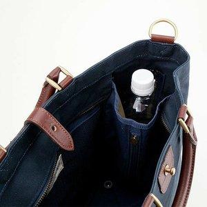 SILVER LAKE イケテイ シルバーレイククラブ 9号帆布 ネイビー トート