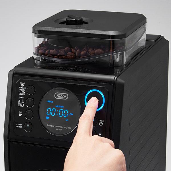 Toffy ラドンナ 全自動ミル付カスタムドリップコーヒーメーカー K-CM9