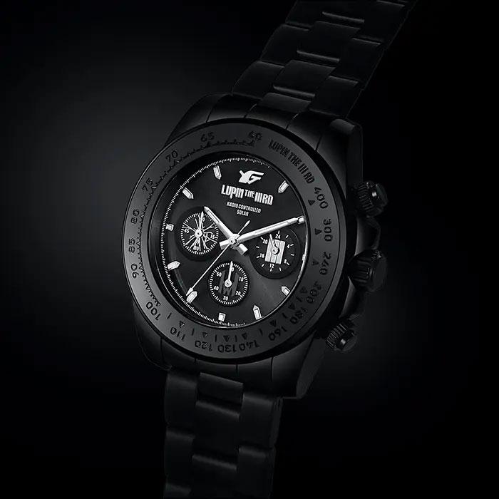 LUPIN THE IIIRD × FULTON（ルパン三世×フルトン社） 電波ソーラークロノグラフ腕時計 シリアルナンバー入り 1本の画像