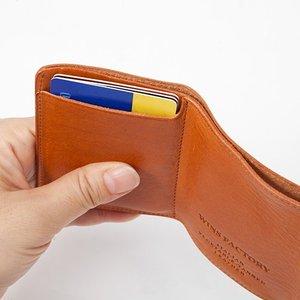 ウインズファクトリー（WINS FACTORY） イタリアンレザー 三つ折り