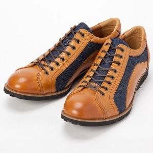 倭ISM オリエンタルシューズ 倭イズム 日本製 デニムコンビレザー