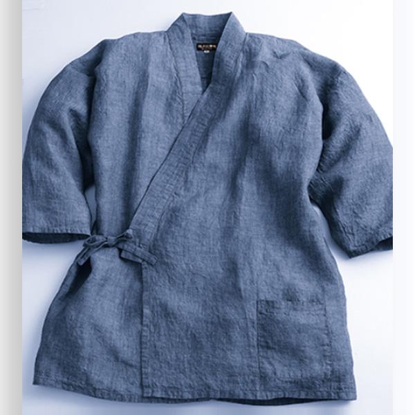 今村 逸品倶楽部 清涼 本麻 作務衣 IM-641 1着|産経ネットショップ|01