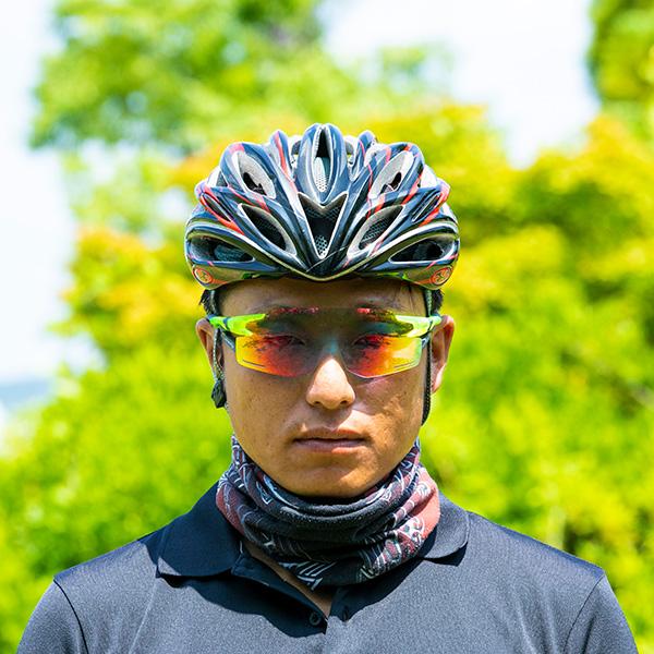 ジゴスペック 鼻でかけない偏光サングラス エアフライ 自転車用調光