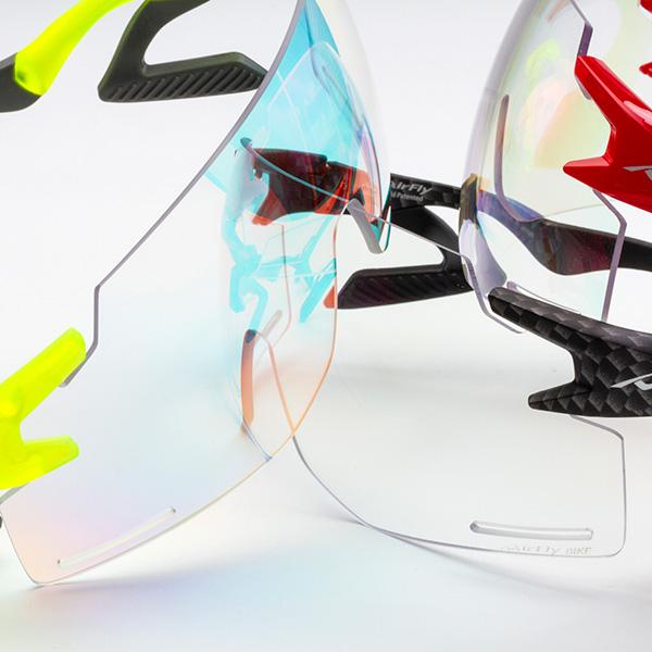 ジゴスペック 鼻でかけない偏光サングラス エアフライ 自転車用調光