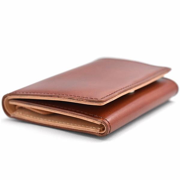 プレリー プレリーギンザ ナチュラルコードバン スマートコンパクト 三つ折り財布（小銭入れあり） NP47122 1個 PRAIRIE GINZA（プレリーギンザ） プレリー ナチュラルコードバン