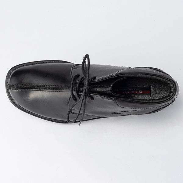 金谷製靴 ニコル 日本製 ソフト牛革 センターラインチャッカブーツ 4E