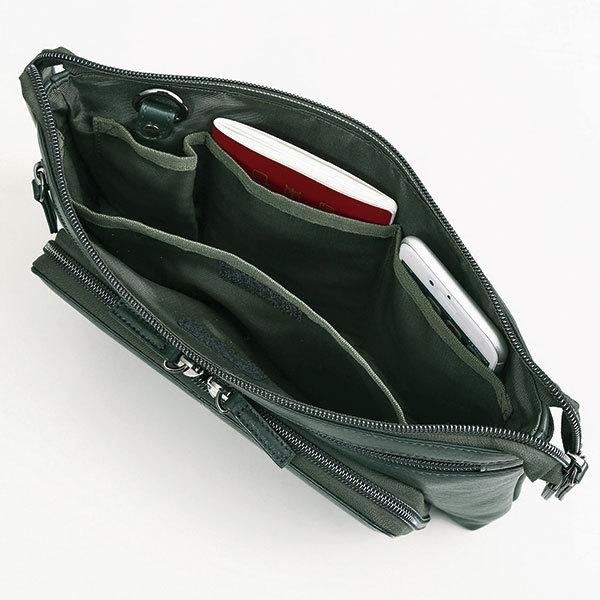 Golden Bear（ゴールデンベア） フレンドリー 財布付き牛革ショルダー