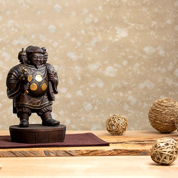 ブランド登録なし - MORITA 塔世山四天王寺 祈とう啓発 織田信長公祈とう 三面大黒尊天 (大) T00132 1体 楽器、手芸、コレクション-占い、開運