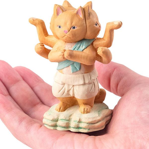 MORITA 仏屋さかい 猫buddha 阿修羅 1体の画像