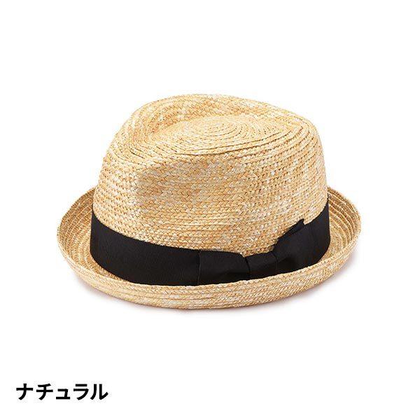 田中帽子店 マレク 麦わら 短つば中折れオールアップハット UK-H127 1個