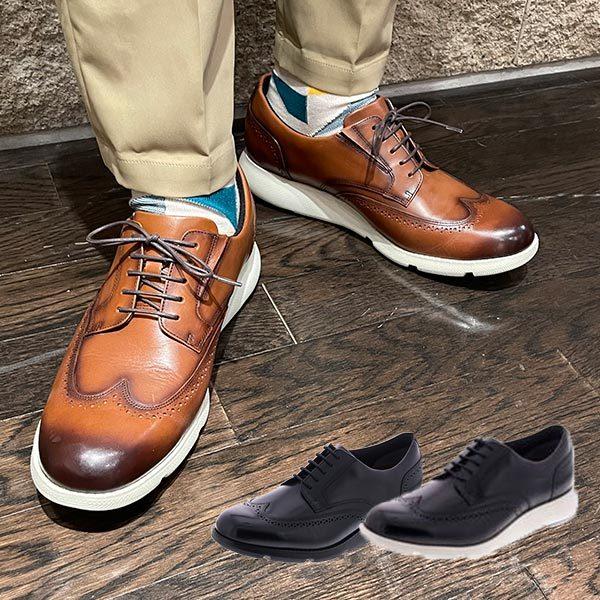 アシックス商事 テクシーリュクス マルチスタイルドレス 本革ビジカジシューズ ウイングチップ 2E TU7028 1足 a5264産経