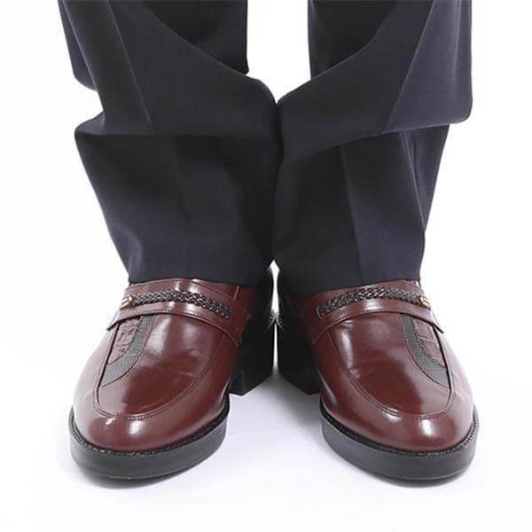 北嶋製靴工業所 KITAJIMA カンガルー革デザインUモカ 7cmヒールアップ 235 1足 北嶋製靴工業所 KITAJIMA カンガルー革デザインUモカ 7cmヒールアップ