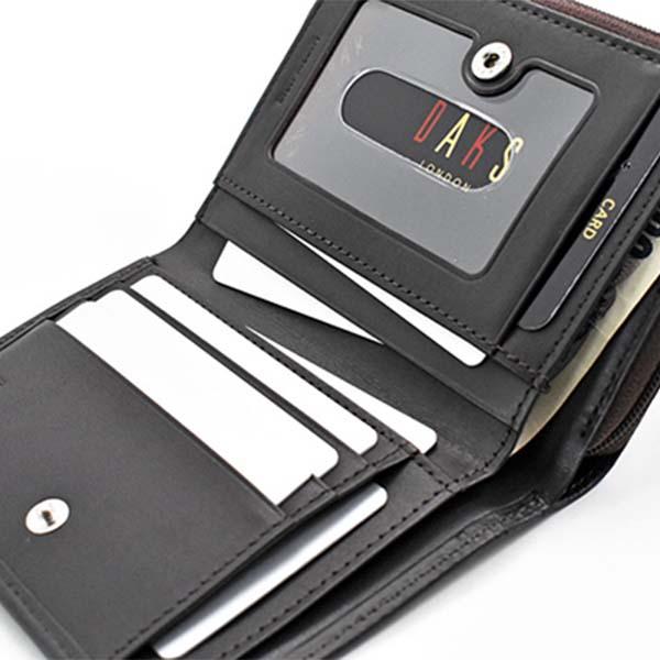 DAKS（ダックス） プレリー ハウスチェック ラウンドファスナー二