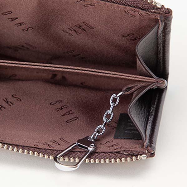 DAKS（ダックス） プレリー ハウスチェック L字ファスナー小銭入れ