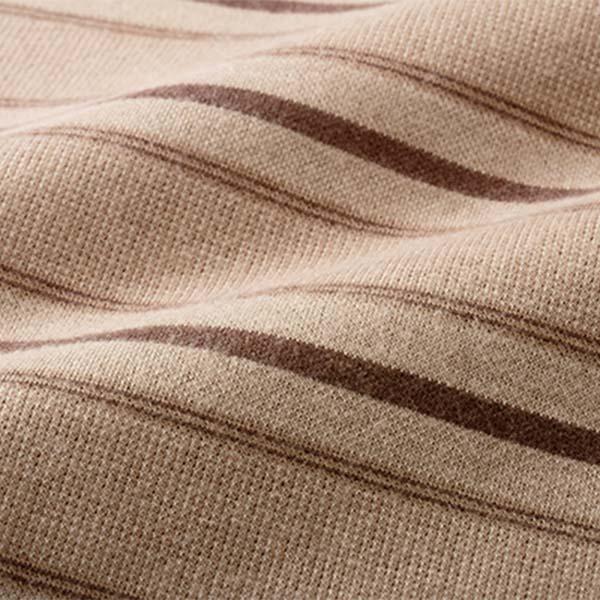 Huntington Club ハワード ポールミラー ボーダー柄ジャカード長袖