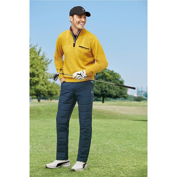 フレンドリー ユナイテッド・ゴルフ 暖か快適ストレッチ中綿パンツ