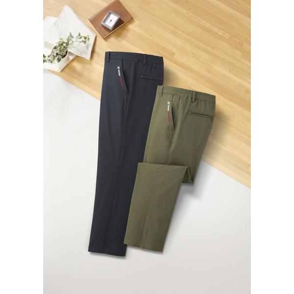 TULTEX（タルテックス） 彩香 ストレッチカラーパンツ 2色組 C903130 1