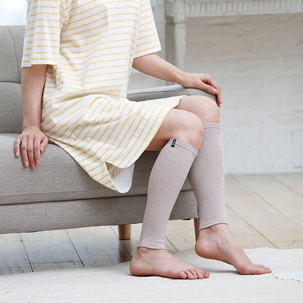 BSファイン 加茂繊維 レッグウォーマー 2足組 BA0110B 1セット（同色2  