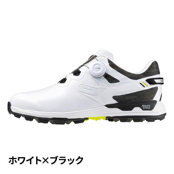 Mizuno BOAシステム ゴルフシューズ ホワイト27cm MIZUNO（ミズノ） 【アウトレット】 ゴルフシューズ ウエーブハザード