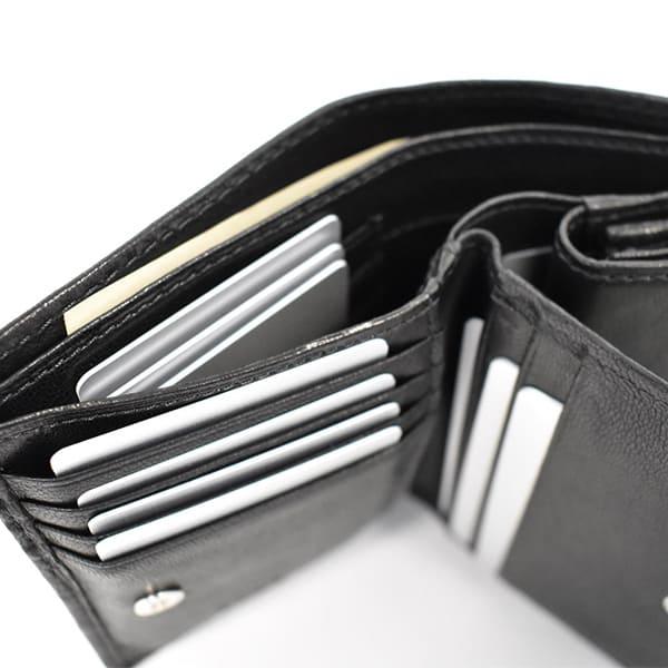 ELLE HOMME（エルオム） プレリー シープ 中ベラ付き二つ折り財布